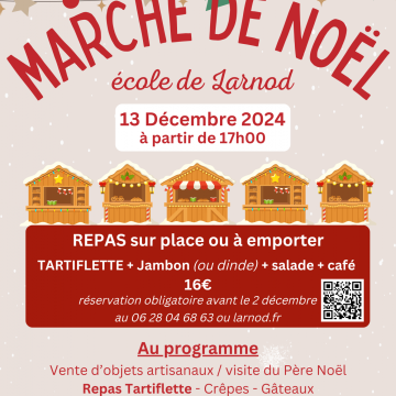 Marché de Noël le vendredi 13 décembre à partir de 17h