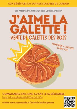 Vente de galettes des rois 