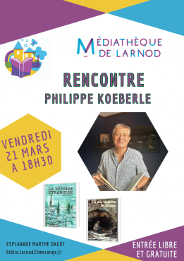 Rencontre avec Philippe Koeberlé, auteur, à la médiathèque