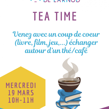 Tea time à la médiathèque