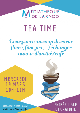 Tea time à la médiathèque