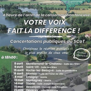 Concertations publiques du SCOT