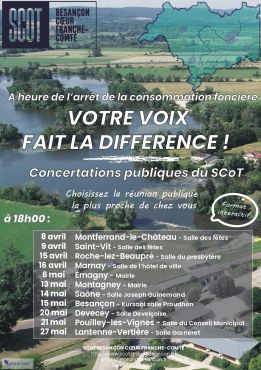 Concertations publiques du SCOT