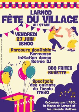 Fête du village vendredi 27 juin