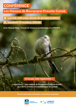 Conférence "Oiseaux de Bourgogne Franche-Comté"
