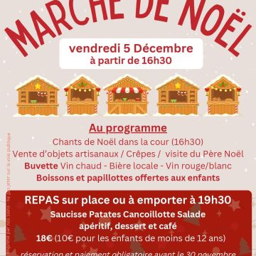 Marché de Noël vendredi 5 décembre