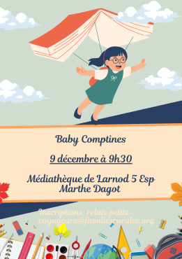 Baby comptines le mardi 9 décembre à 9h30