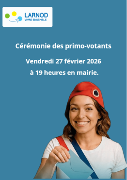 Cérémonie des primo-votants vendredi 27 février à 19h